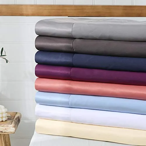 Abakan Full Bed Sheet Set Extra Soft 1800 Thread Count Silky Smooth Microfiber Hotel Luxurious Premium Cooling Sheet Breathable, Wrinkle, Fade Resistant Deep Pocket - 4 Piece (Full, Navy Blue)