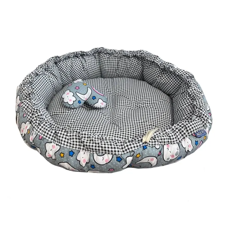 ACE PET Night Sky Cupcake Dog Bed (2 Sizes)