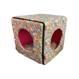 ACE PET Sweet Tooth Pink Non-Fur Cosy Dog Bed