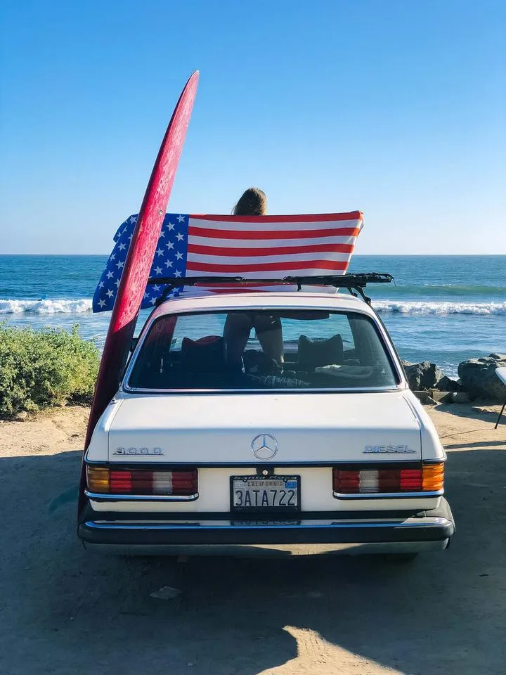 American Flag Towel