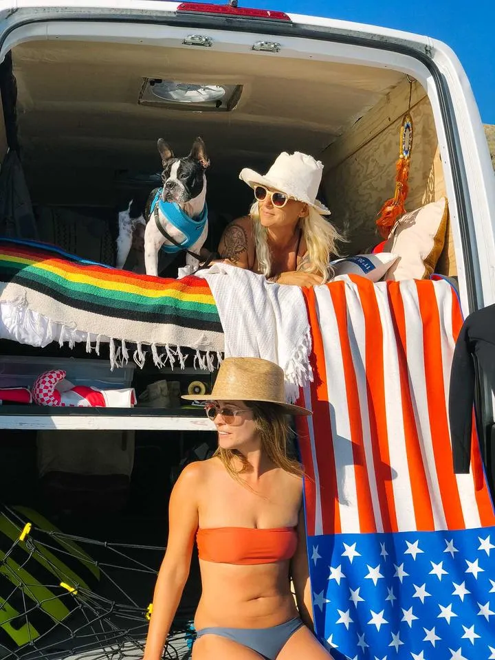 American Flag Towel