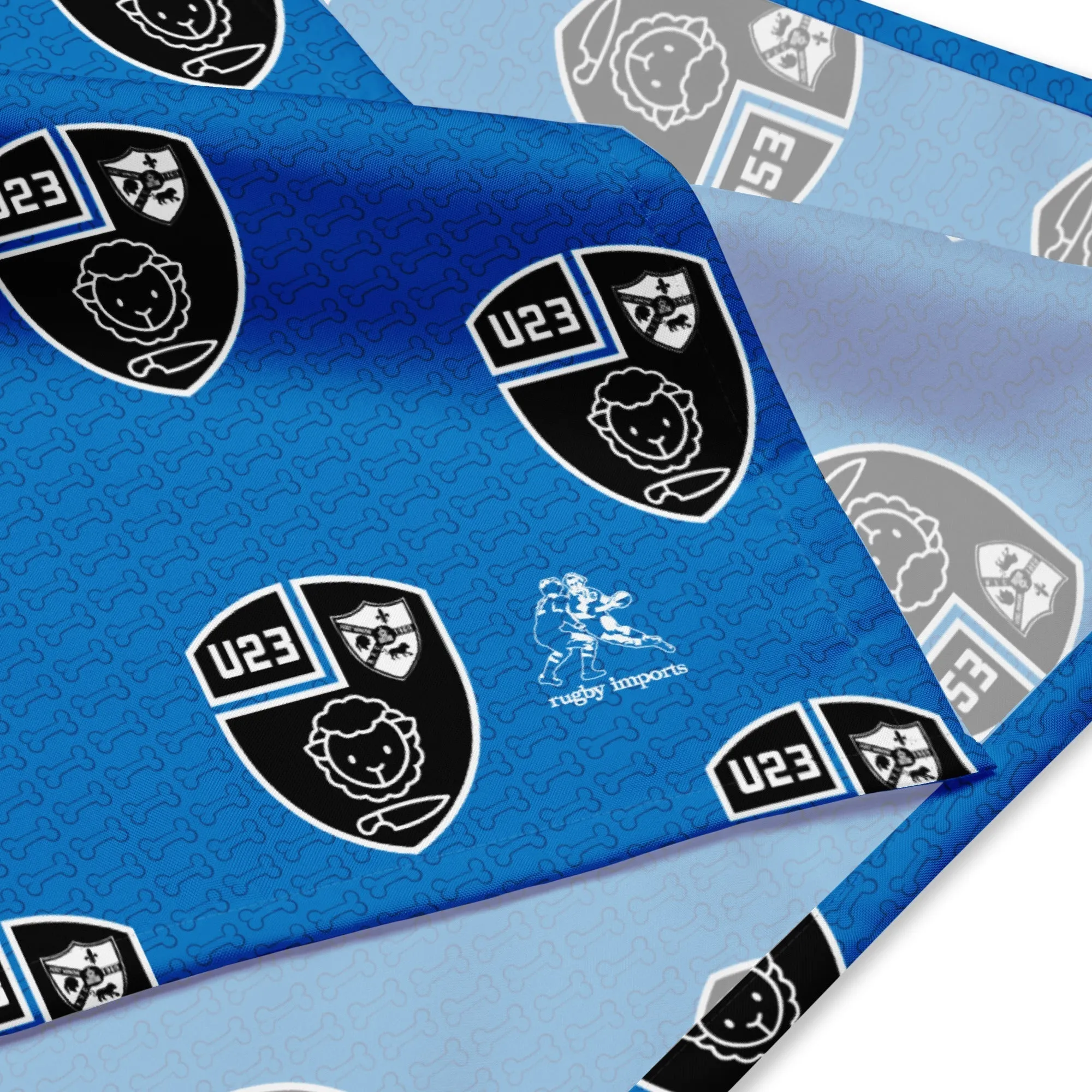 Black & Blue U23 Pet Bandana