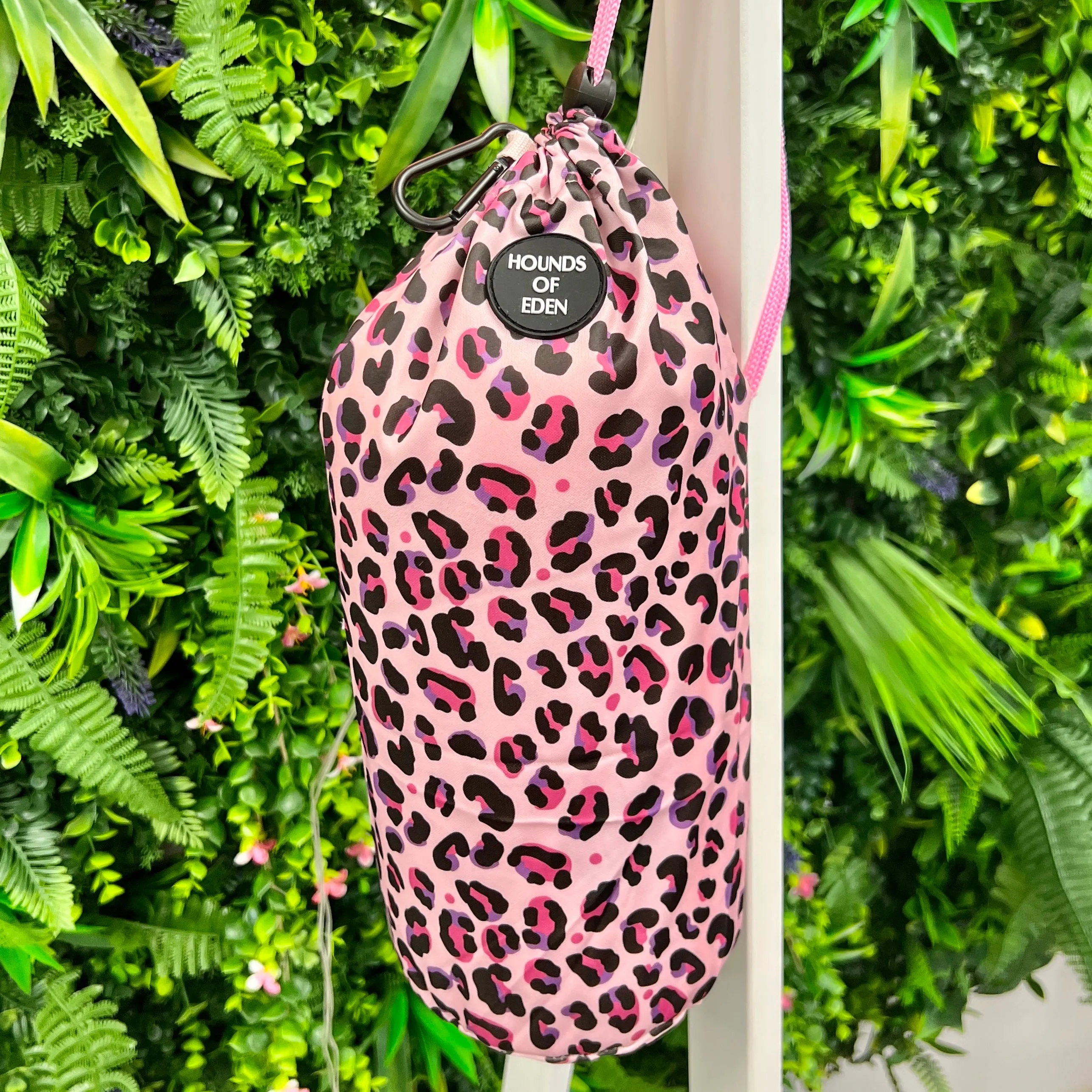 Blushing Leopard - Dog Towel   Carry Bag