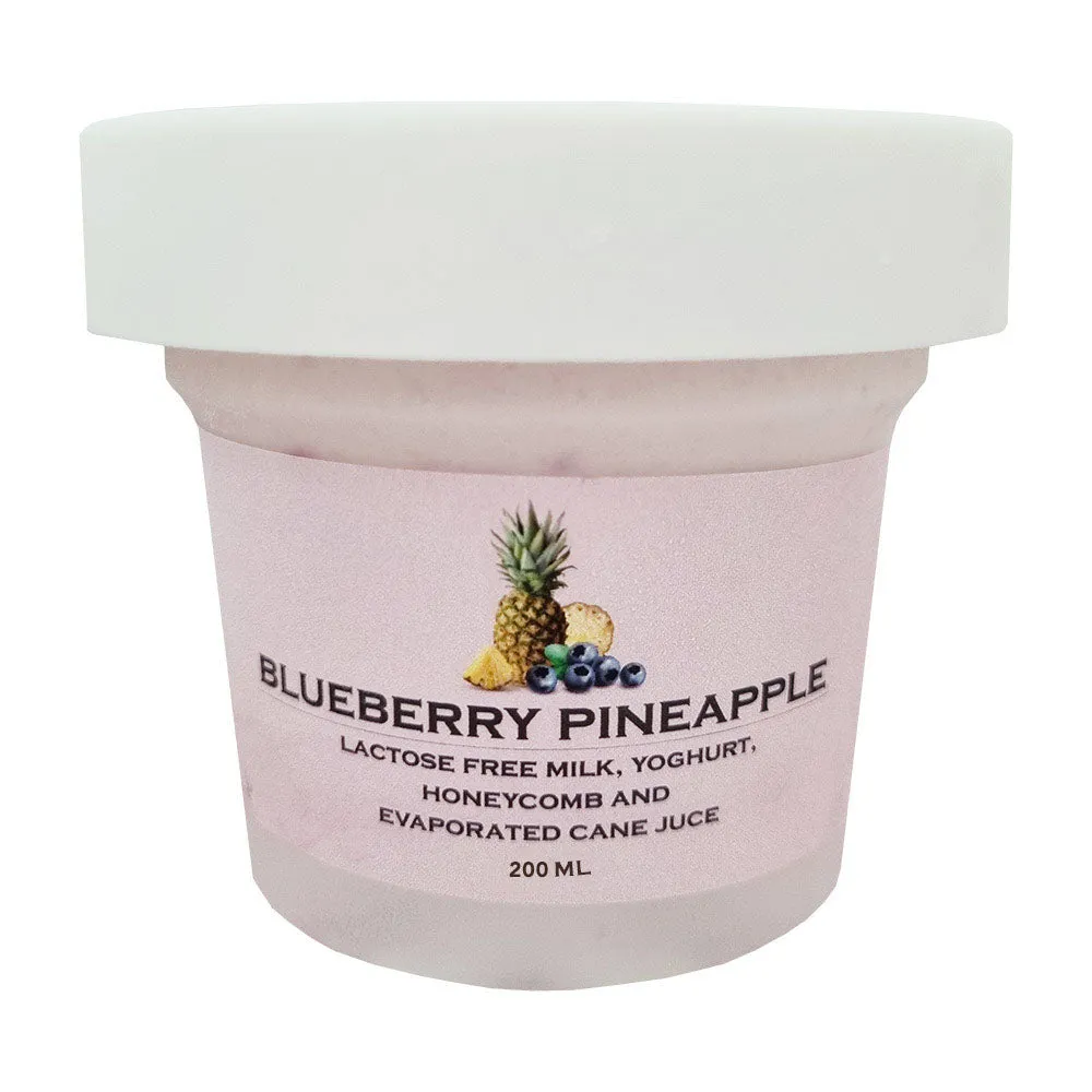 BossiPaws Ice Cream Blueberry Pineapple Frozen Dog Treat 200ml