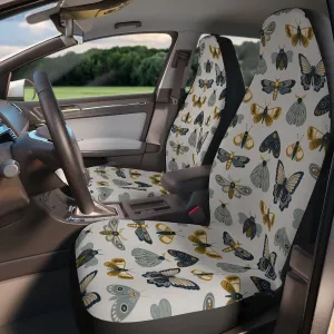 Car Seat Cover, Boho Butterfly Luna Moth Seat Covers, Cottagecore Hippie Car Decor, Celestial Car Accessories for Women, Vehicle Decorations