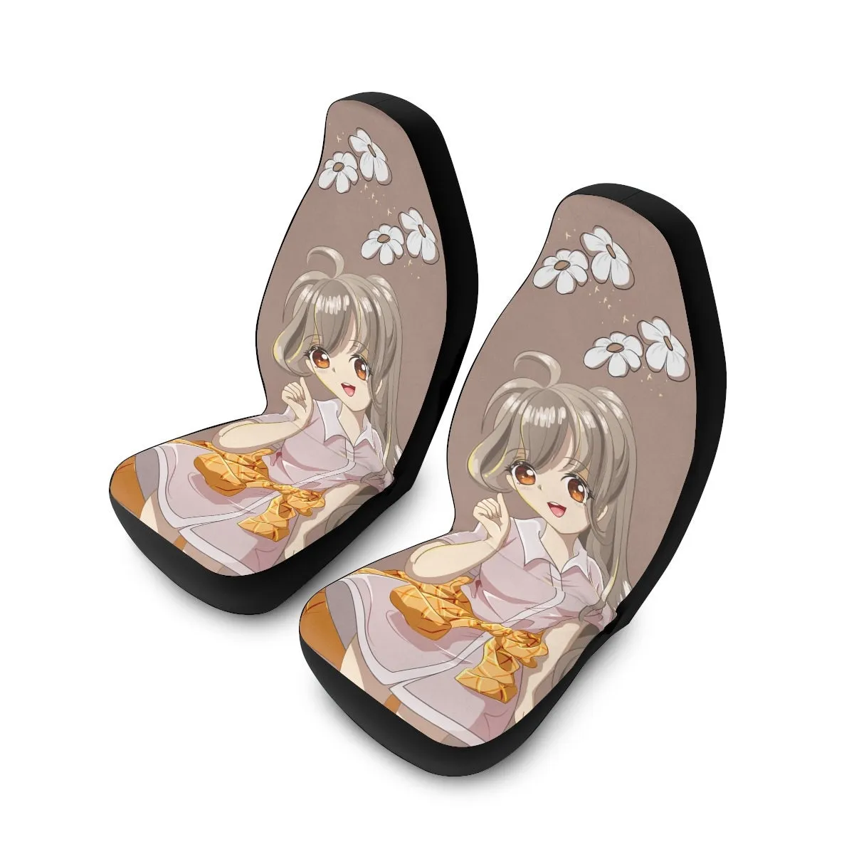 Car Seat Covers, Anime Cute Car Accessories for Women, Hippie Car Decor, Universal Car Chair Cover, Anime Art Vehicle Seat Cover