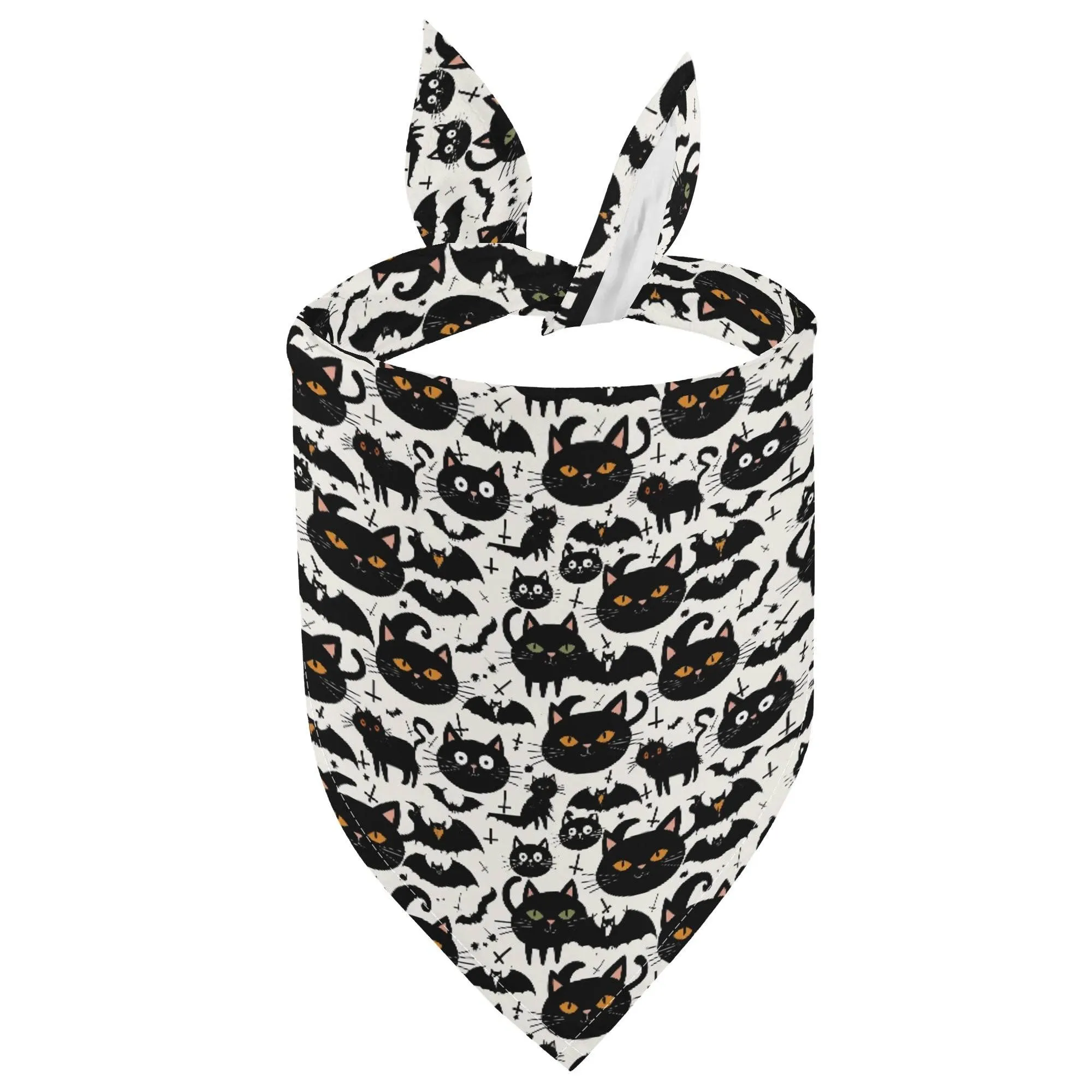 Crazy Cat Lady Animal Scarf Pet Adjustable Bandanas for Dogs Cats