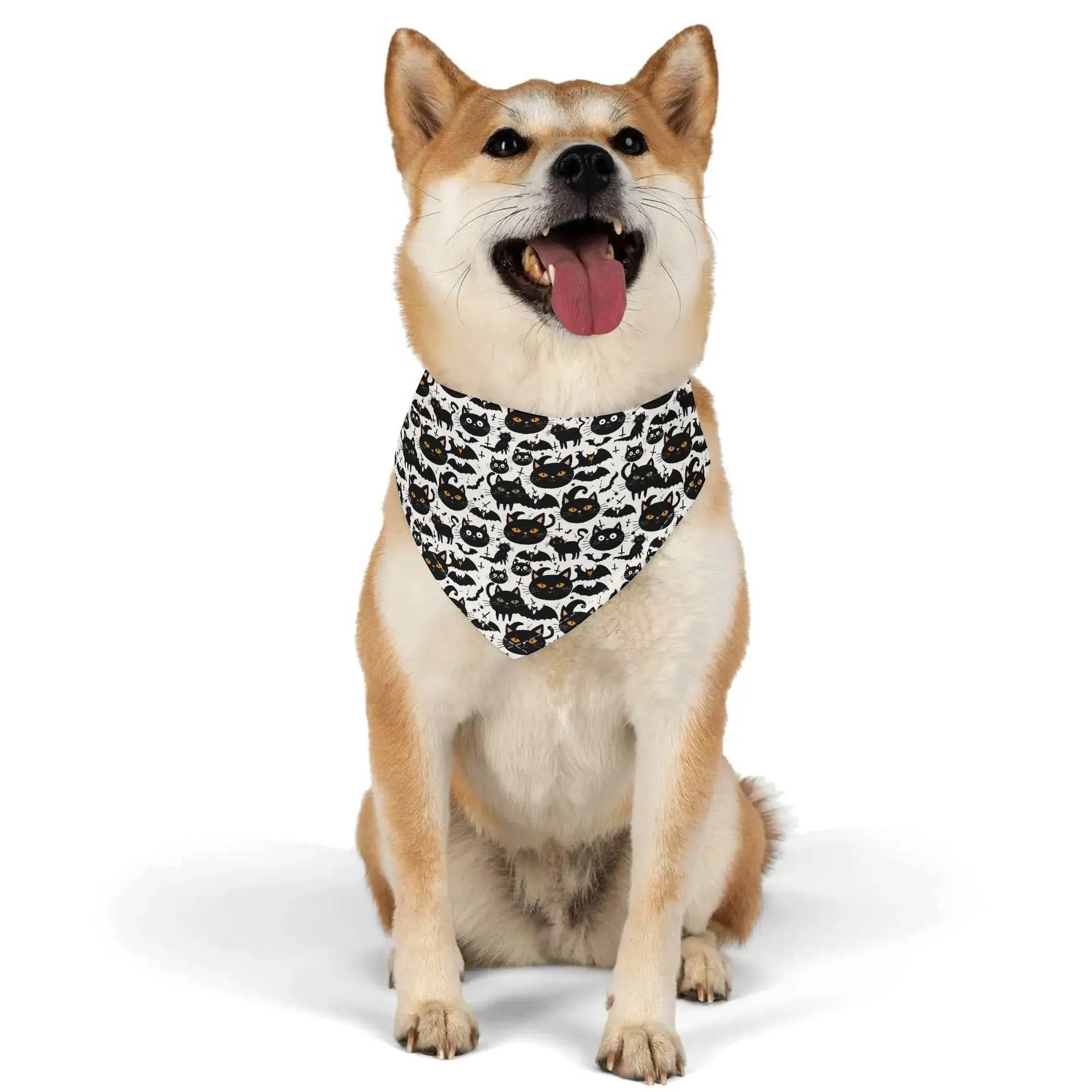 Crazy Cat Lady Animal Scarf Pet Adjustable Bandanas for Dogs Cats