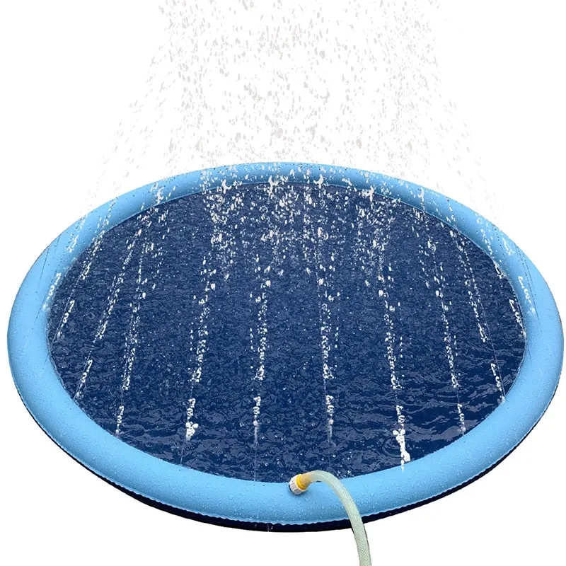 Dog Splash Fountain Sprinkler Pets Toy Swimming Pool - Cool In Summer Heat