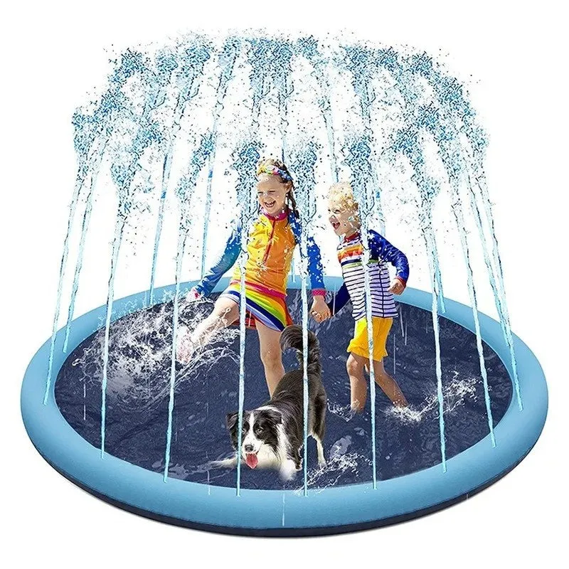 Dog Splash Fountain Sprinkler Pets Toy Swimming Pool - Cool In Summer Heat