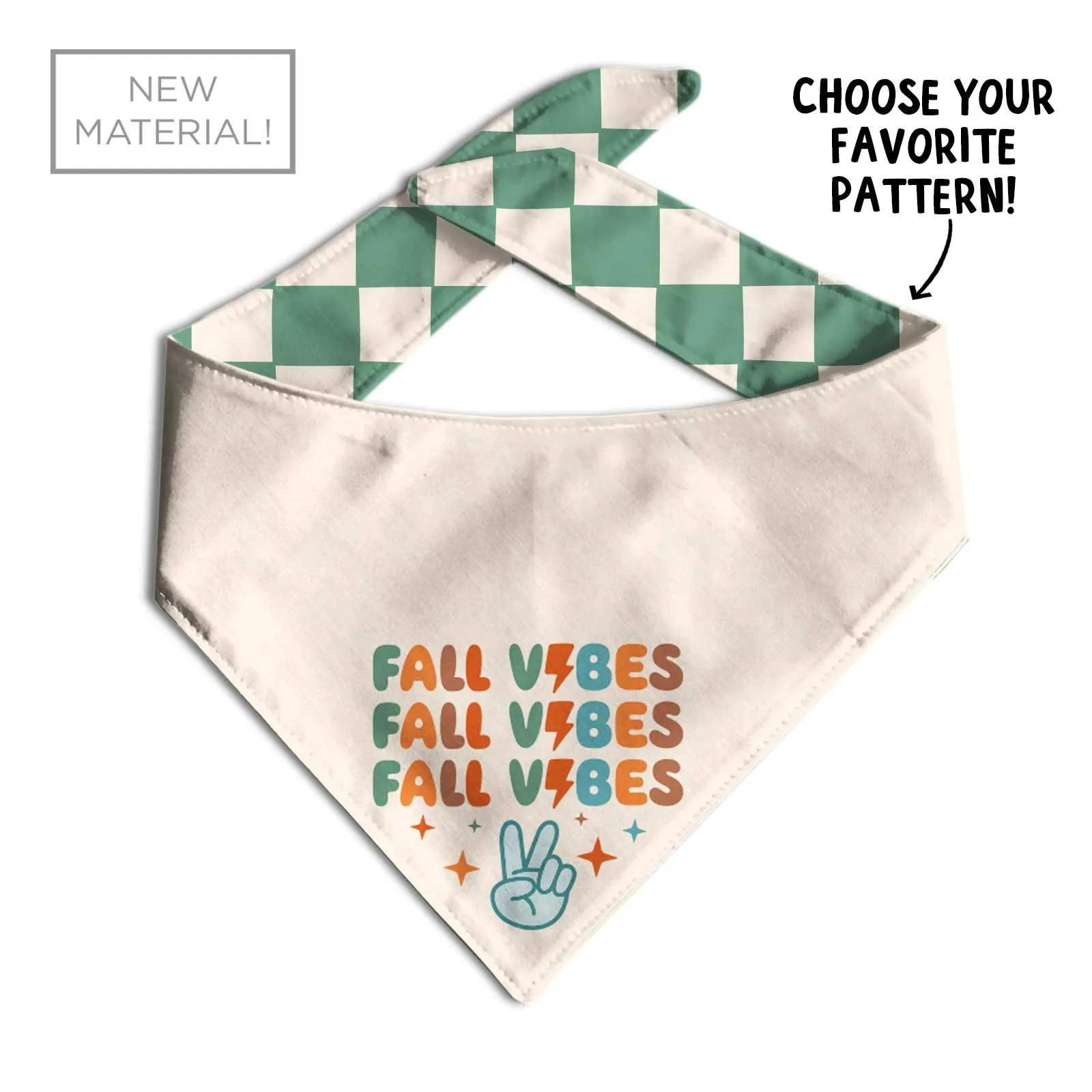 Fall Vibes Dog Bandana