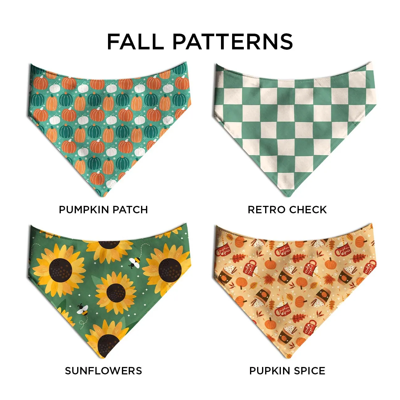 Fall Vibes Dog Bandana