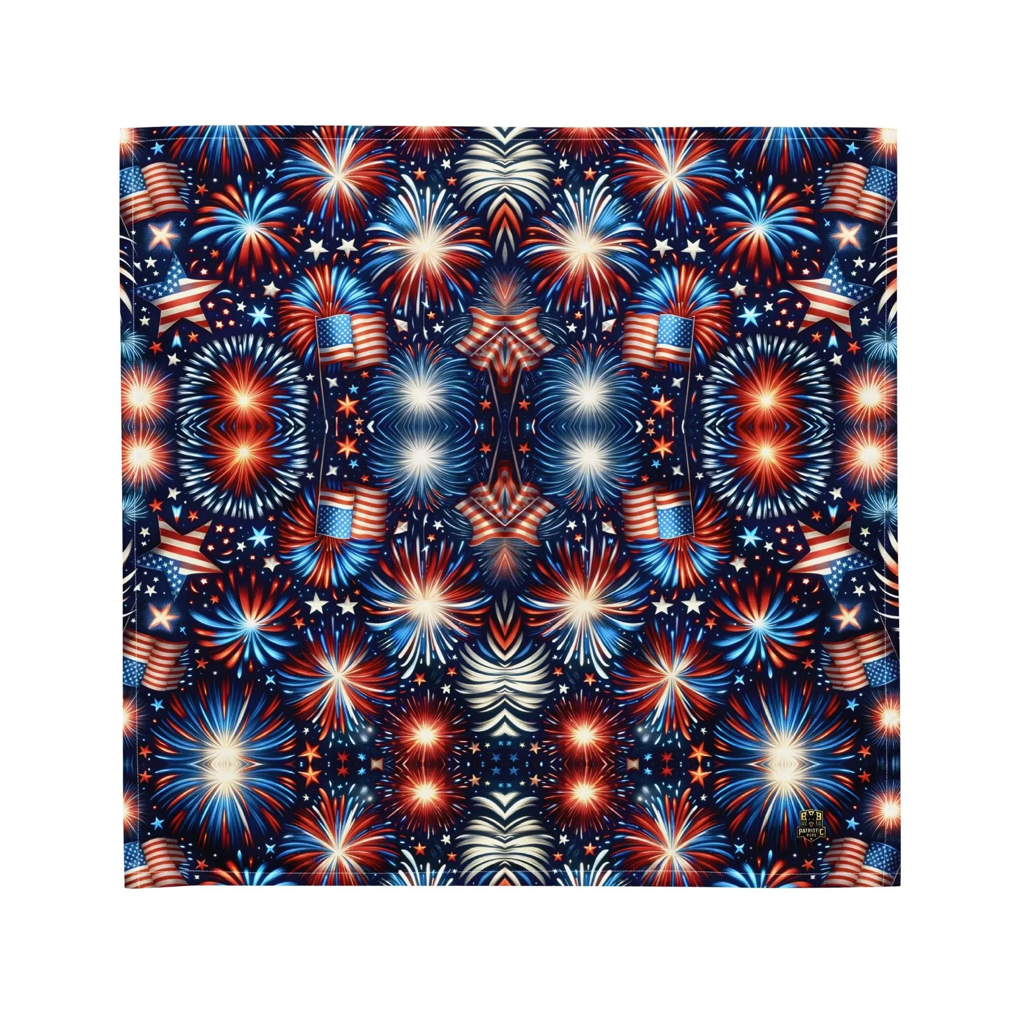 Fireworks and Freedom Doggy Bandana