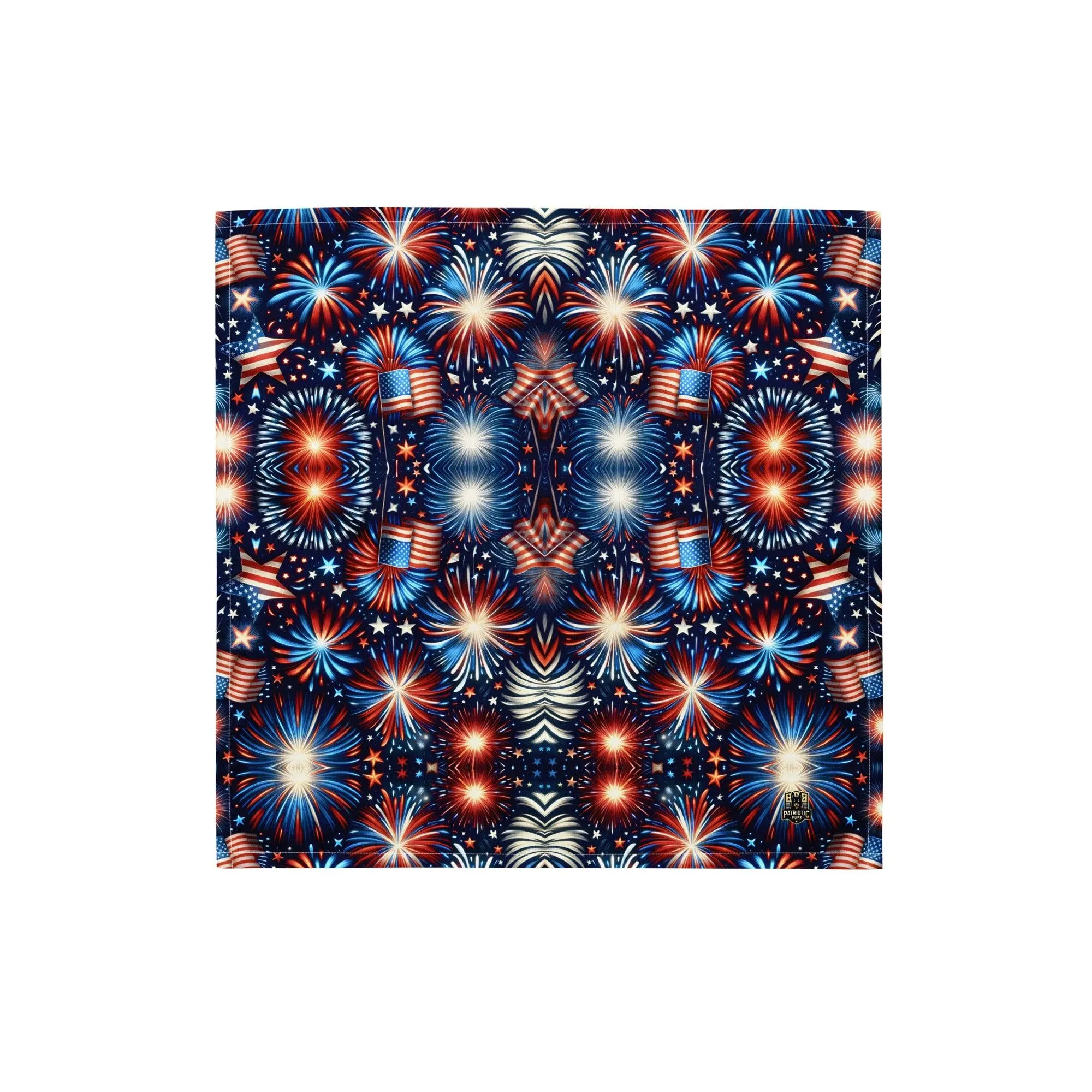 Fireworks and Freedom Doggy Bandana