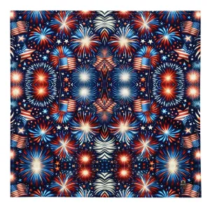 Fireworks and Freedom Doggy Bandana