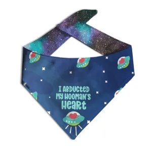 I Abducted My Hooman's Heart Dog Bandana