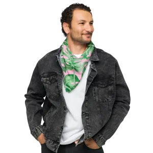 Monstera Pastel bandana