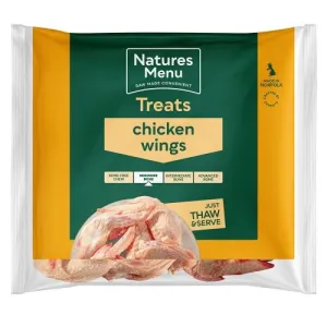 Natures Menu Ready to Mix Raw Chicken Wings Chunks for Dogs 1kg