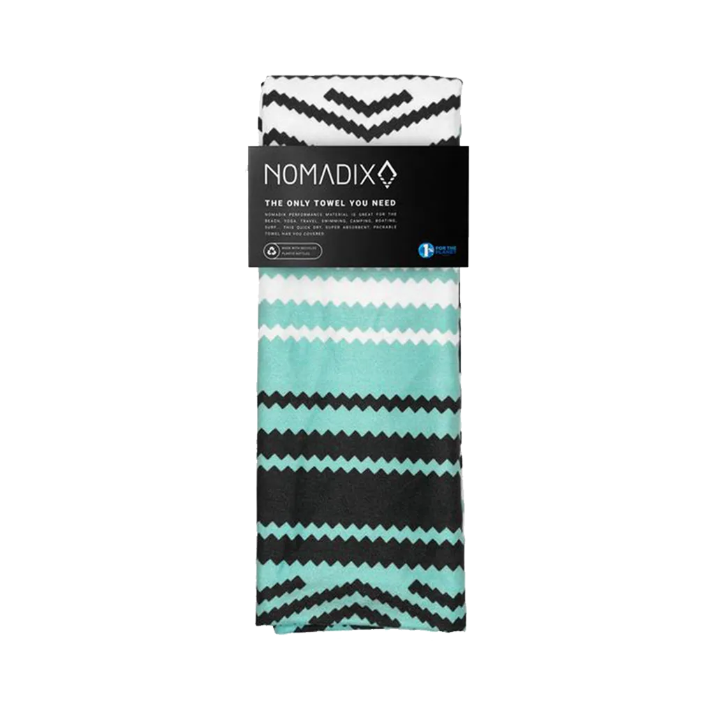 Nomadix Single Sided Towel - Baja Aqua