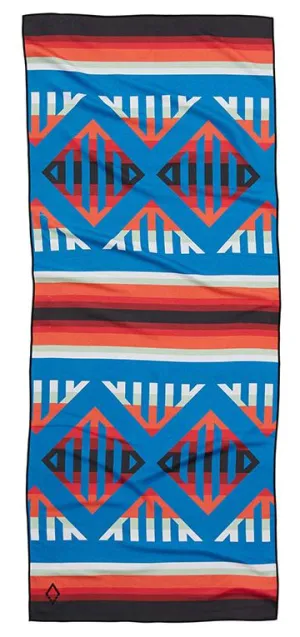 NOMADIX YOGA TOWEL BEND BLUE ORANGE TOWEL NEW!