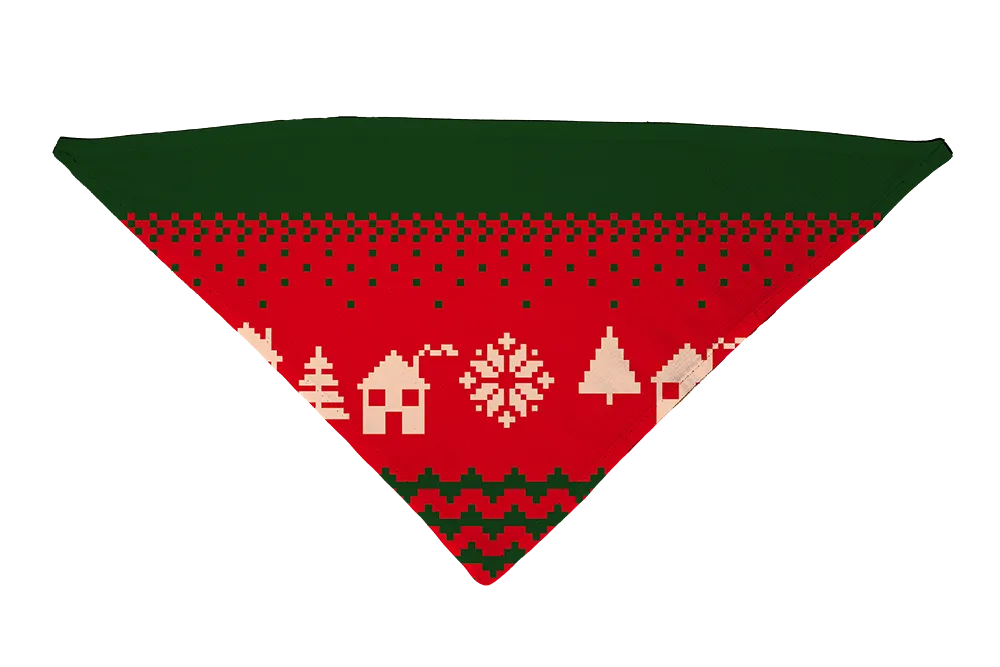 Nordic Red Dog Bandana