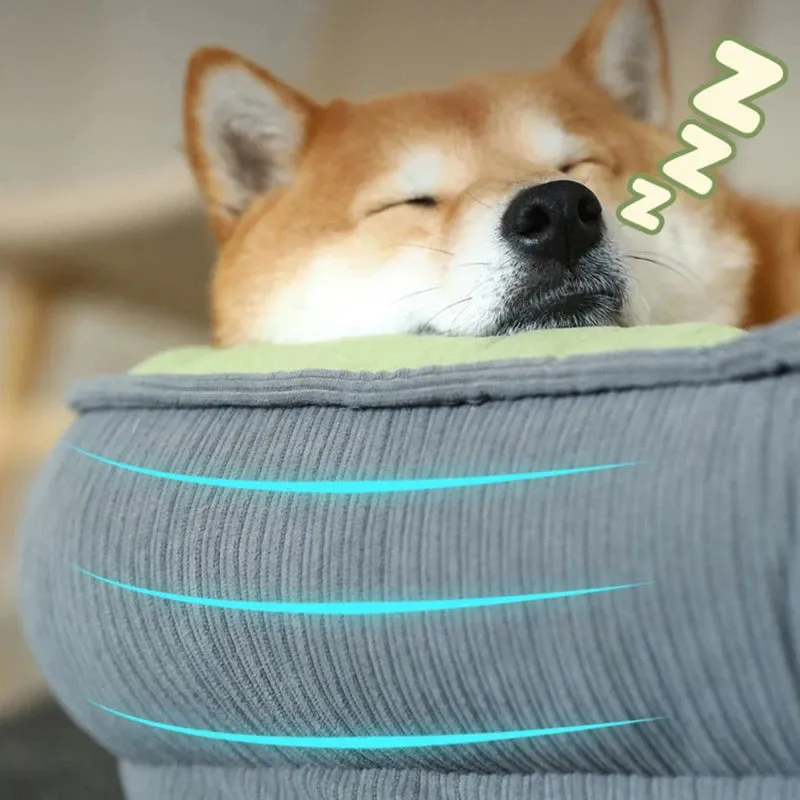 Pet Dog Bed - Soft Warm Sleeping Mat On The Floor - Winter Dog Cat Sofa Beds - Puppy Cushion Houses Habitats - Small/Medium Pet Supplies