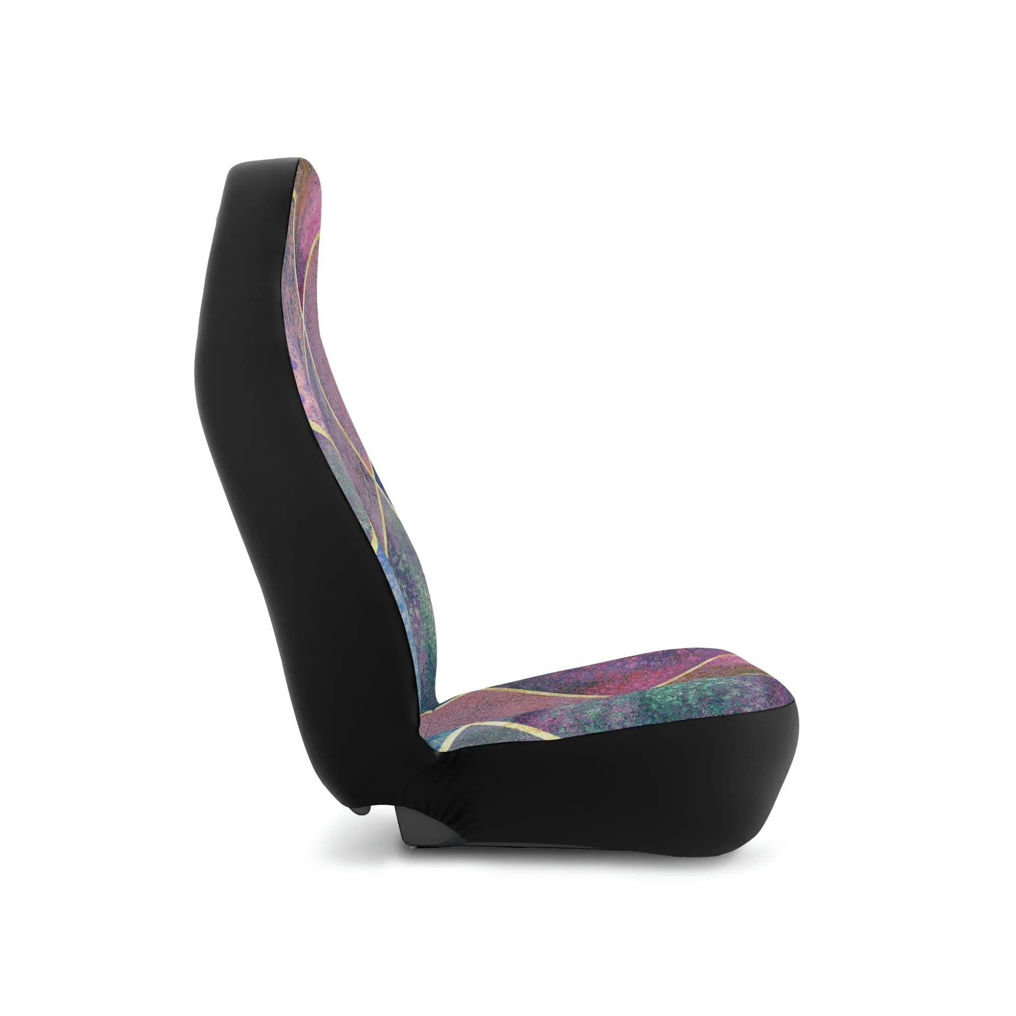 Pink Watercolor Car Seat Cover