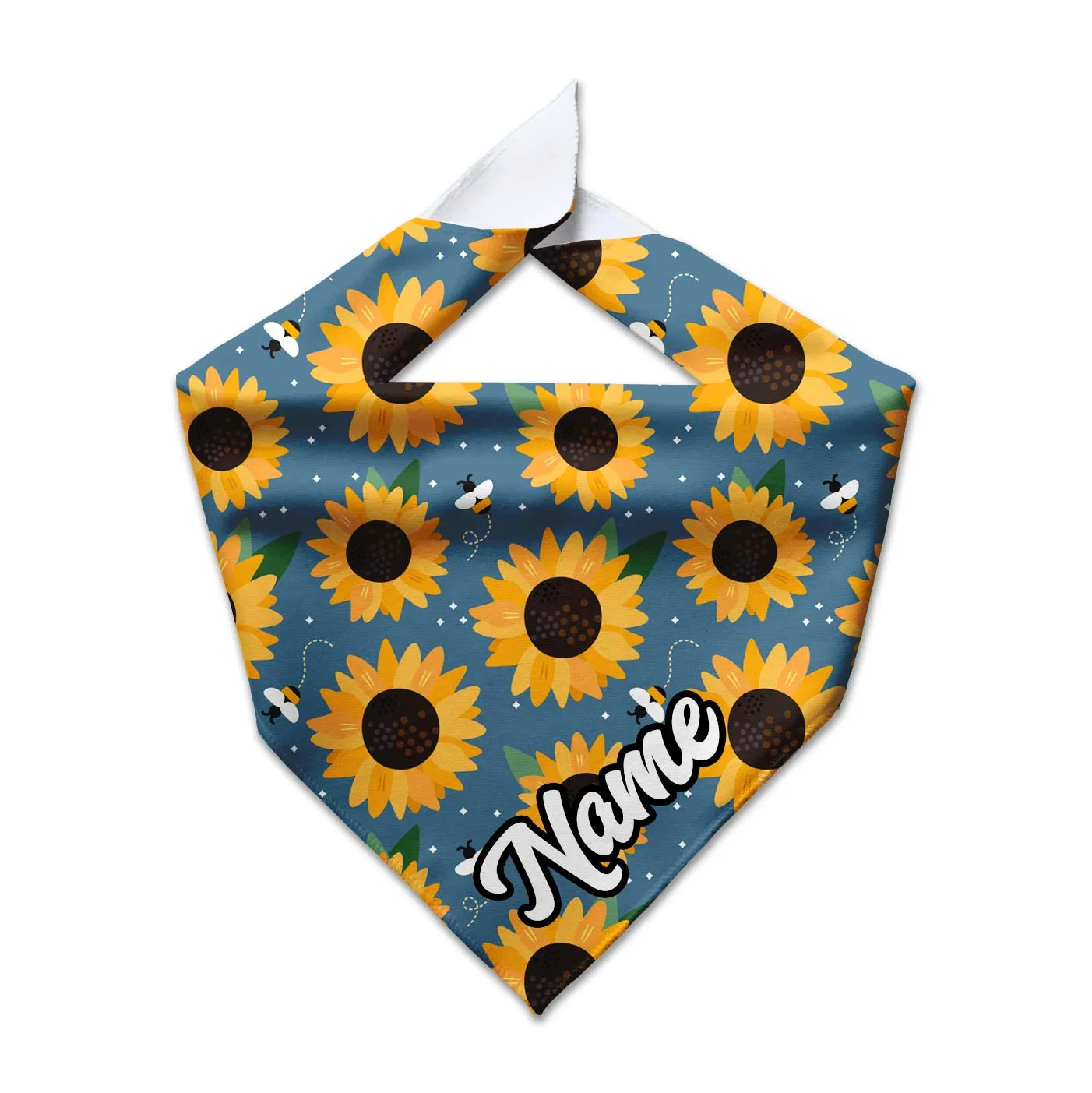Sunflower Fields Cooling Dog Bandana